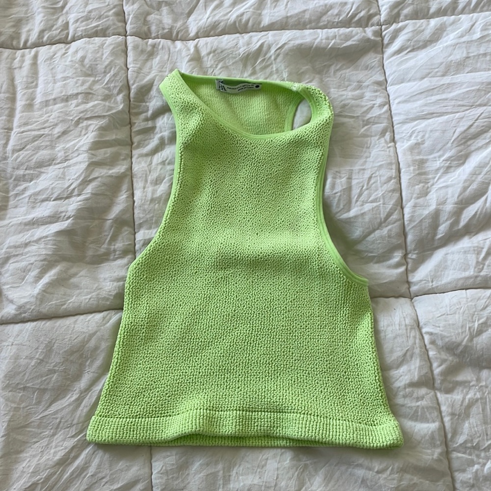 Zara High Neck Tank